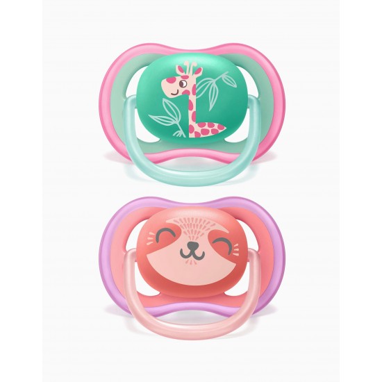 ULTRA AIR 18M+ SILICONE PACIFIER PHILIPS/AVENT 2 PCS.
