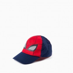 COTTON CAP FOR BOYS 'SPIDER-MAN', DARK BLUE
