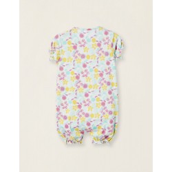 PACK 2 BABY GIRL'S JUMPSUITS 'TROPICAL - SIMPLY HAPPY', MULTICOLOUR